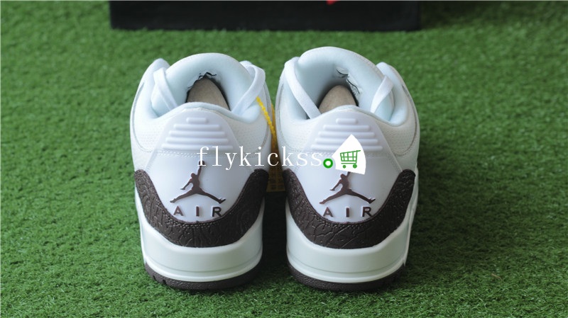 Authentic Air Jordan 3 BHM Mocha White Coffee